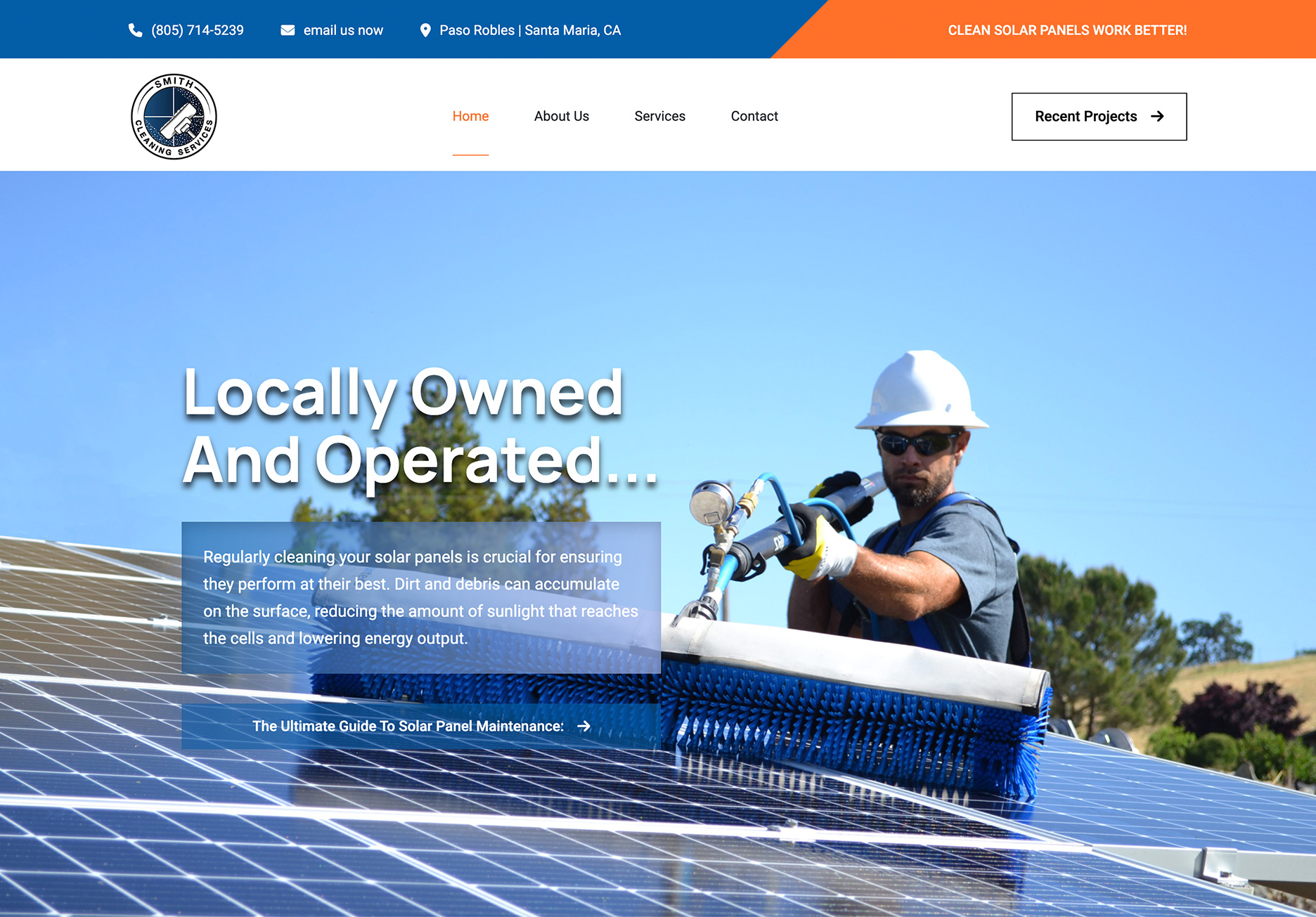Smith Solar website